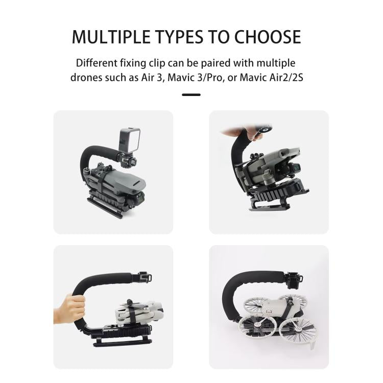 CQT U-shape Handheld Stabilizer Kit For Cinematic Shots, Wedding Videography & Daily Vlogging, For DJI Flip, For DJI Mavic 3 / Mavic 3 Pro, For DJI Air 2 / Air 2S, For DJI Air 3 / Air 3S CQT U-shape Handheld Stabilizer Kit For Cinematic Shots, Wedding Videography & Daily Vlogging, For DJI Flip, For DJI Mavic 3 / Mavic 3 Pro, For DJI Air 2 / Air 2S, For DJI Air 3 / Air 3S